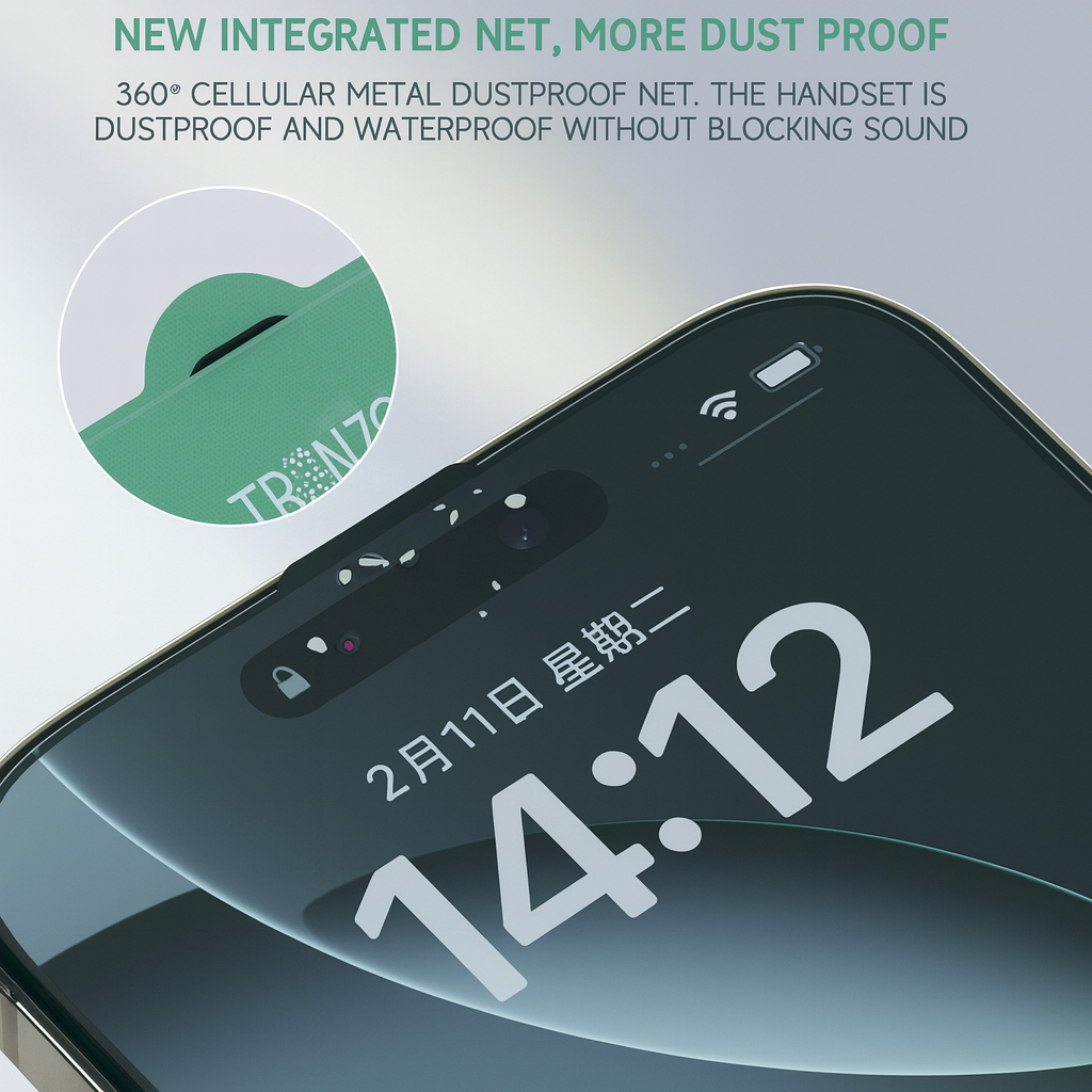 iPhone 14 Series HD Clear Borderless Tempered Glass