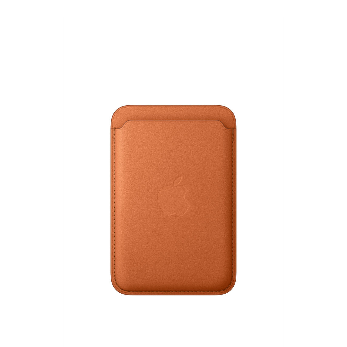 Apple Leather Wallet with MagSafe (for iPhone)-Fox Orange